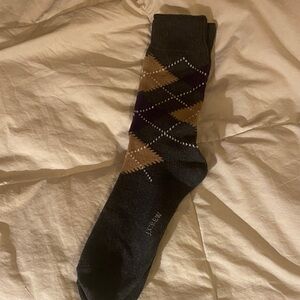 J. Crew Men's Argyle Dress Socks - Brown and Purple